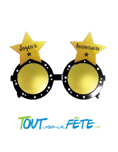 Lunettes joyeux anniversaire par âge