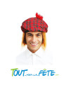 Béret écossais avec cheveux