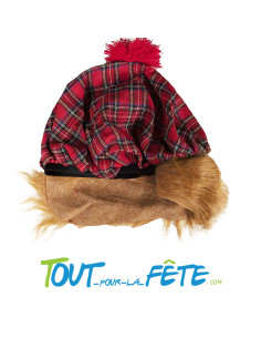 Béret écossais avec cheveux 2