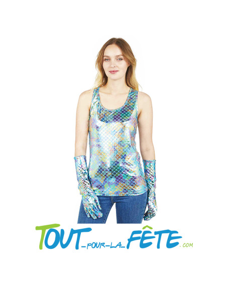 Costume débardeur de sirène adulte