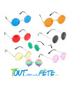 Lunettes Hippie ronde plusieurs coloris