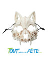 Masque loup squelette