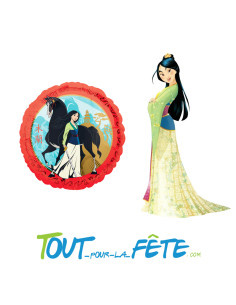 Ballon aluminium Mulan 43cm 2