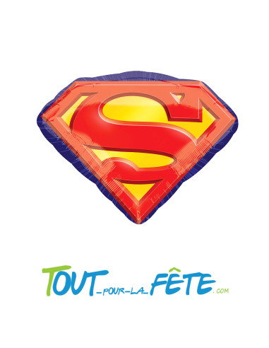 Ballon aluminium SuperMan 66cm