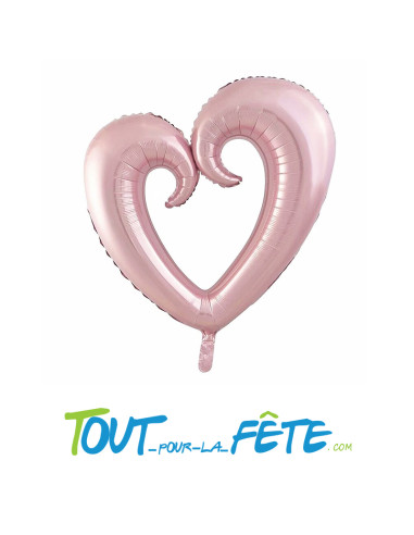 Ballon aluminium Coeur 109cm