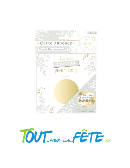 Carte annonce parrain