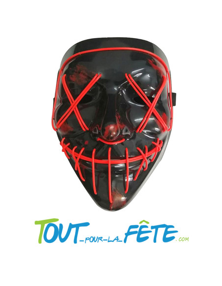 Masque lumineux led Halloween
