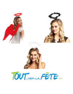 Serre tête d'ange en plumes