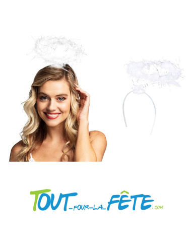 Serre tête d'ange en plumes