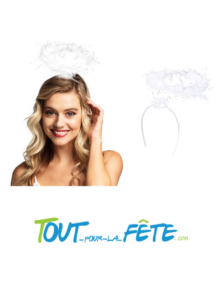 Serre tête d'ange en plumes