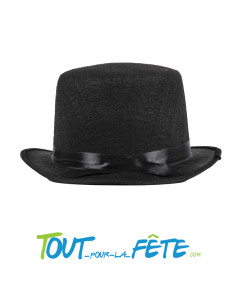 Chapeau haut de forme noir