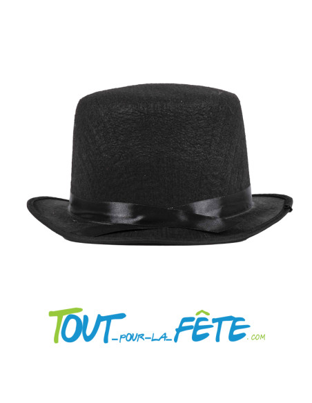 Chapeau haut de forme noir