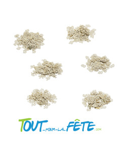 Confettis de table âge papier or 1cm 17g