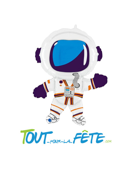 Ballon aluminium forme Astronaute 91cm