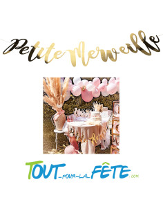 Guirlande en lettre petite merveille or 1.20 mètre 2