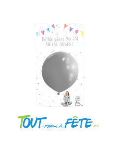 Ballon rond Géant latex 90 cm 2