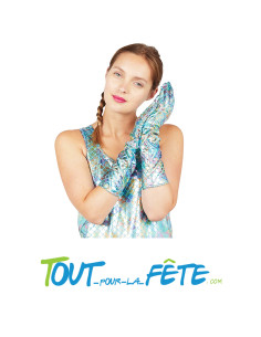 Gants longs de sirène