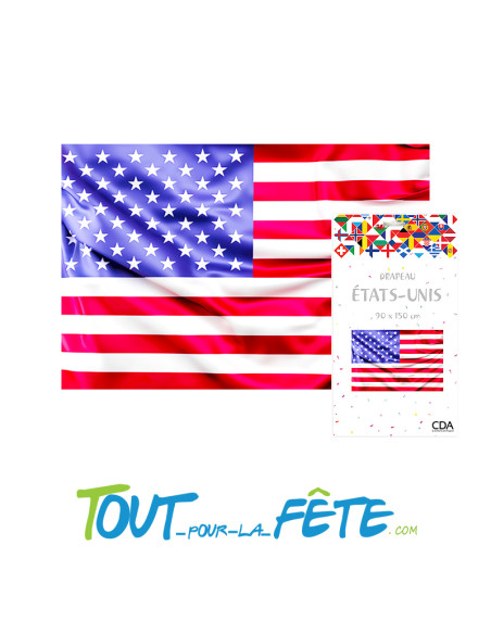 Drapeau polyester USA 90x150 cm