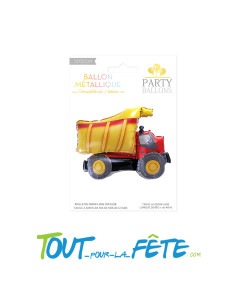 Ballon aluminium Camion Travaux Public 52cm 2