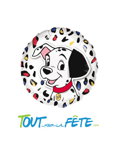 Ballon aluminium 101 dalmatiens© 43cm