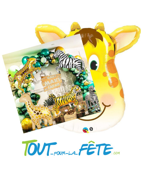 Ballon aluminium Girafe 81cm