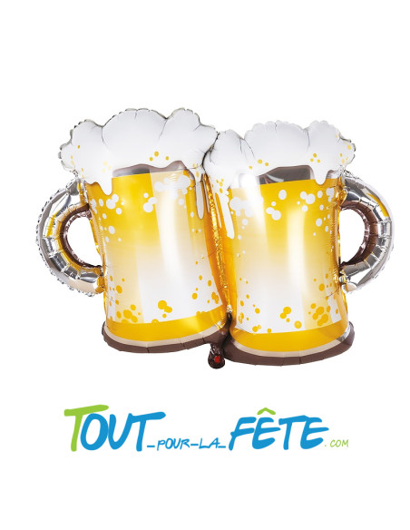 Ballon aluminium Choppe de Bière 65cm