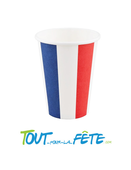 Lot de 8 Gobelets France 20 cl
