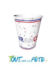 Lot de 8 Gobelet France 22cl