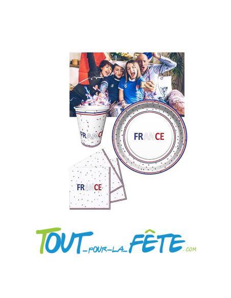 Lot de 8 Gobelet France 22cl