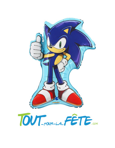 Ballon aluminium Sonic© 84cm