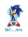 Ballon aluminium Sonic© 84cm