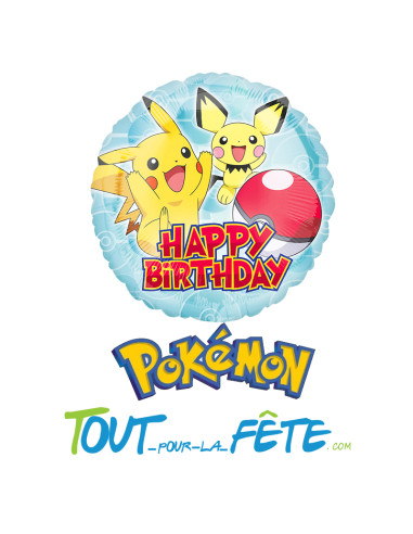Ballon aluminium Pokemon© 43cm