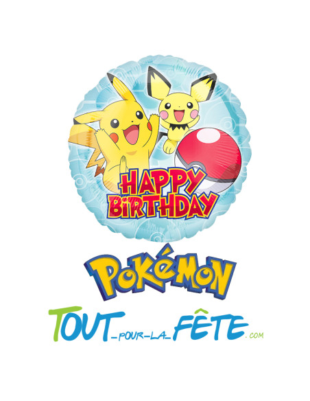 Ballon aluminium Pokemon© 43cm