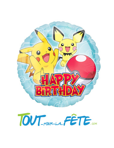 Ballon aluminium Pokemon© 43cm