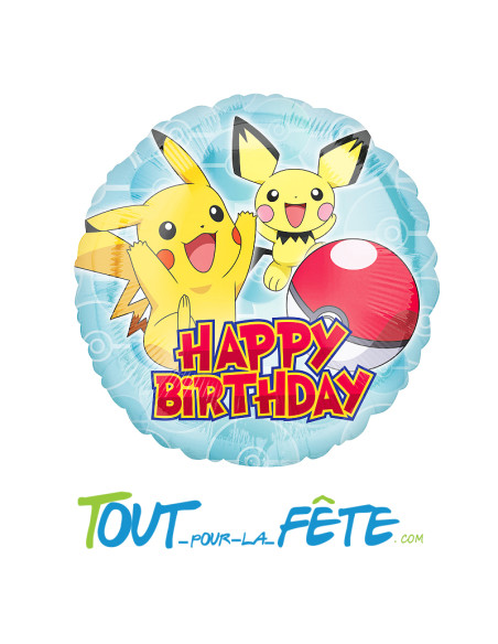 Ballon aluminium Pokemon© 43cm