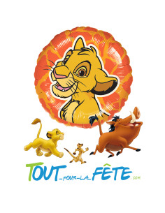 Ballon aluminium Le Roi Lion© 43cm 2