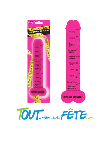 Fellatiomètre cadeau humoristique pour adulte