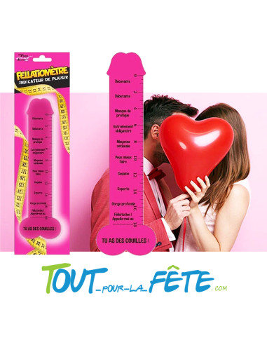 Fellatiomètre cadeau humoristique pour adulte