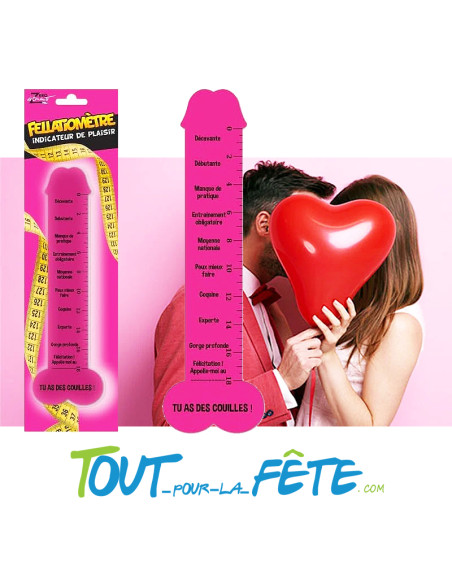 Fellatiomètre cadeau humoristique pour adulte