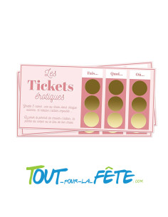 Jeux à Gratter Défis Erotiques