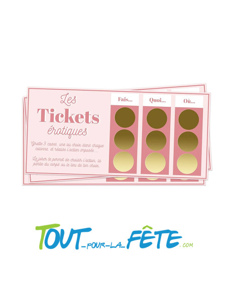 Jeux à Gratter Défis Erotiques