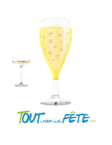 Ballon aluminium Coupe de Champagne 99cm