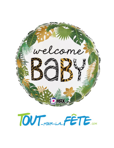 Ballon aluminium  Welcome Baby 46cm