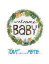 Ballon aluminium  Welcome Baby 46cm