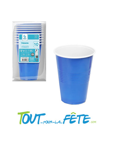 Lot de 10 gobelet Beer Pong Bleu Marine