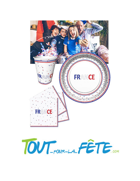 Lot de 8 assiettes France 23cm 3 plis