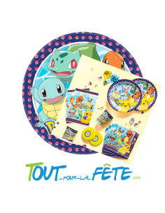 Lot de 8 assiettes Pokémon© 23 cm 2