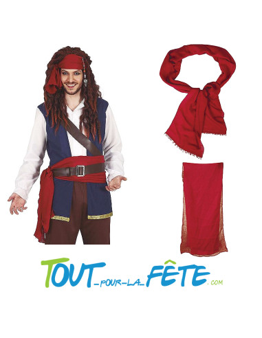 Set pirate foulard et ceinturon