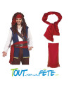 Set pirate foulard et ceinturon