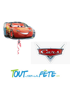 Ballon aluminium Cars© 76cm x 43cm 2